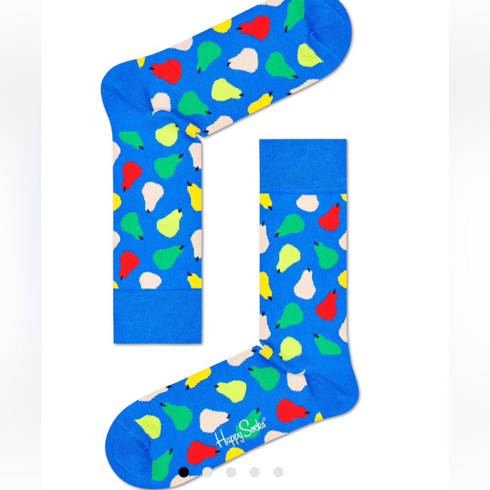 NWOT Happy Socks - Pear Socks - Picture 1 of 7